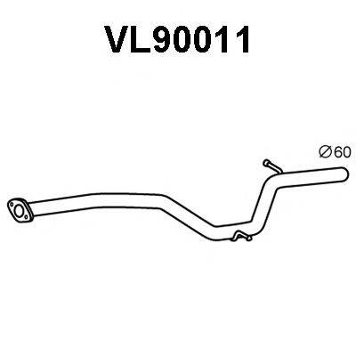 VENEPORTE VL90011 Труба вихлопного газу