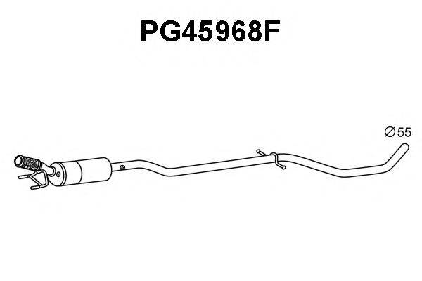 VENEPORTE PG45968F Саджовий/частковий фільтр, система вихлопу ОГ