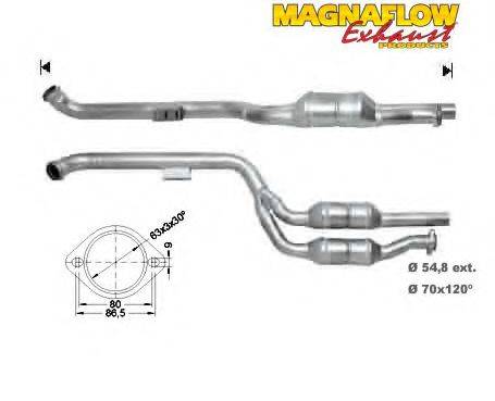 MAGNAFLOW 75018D Каталізатор