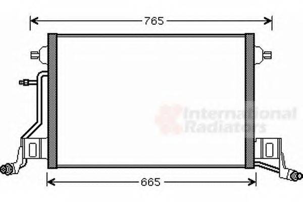 VAN WEZEL 03005264 Конденсатор, кондиціонер