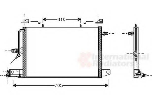 VAN WEZEL 03005117 Конденсатор, кондиціонер