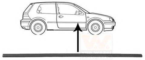 VAN WEZEL 5888428 Облицювання / захисна накладка, двері