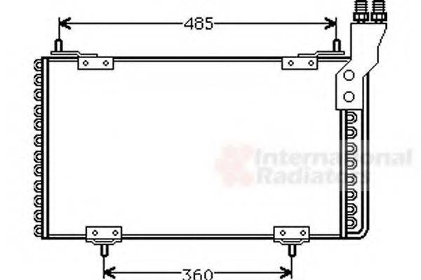 VAN WEZEL 09005096 Конденсатор, кондиціонер