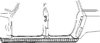 VAN WEZEL 0923103 Накладка порога