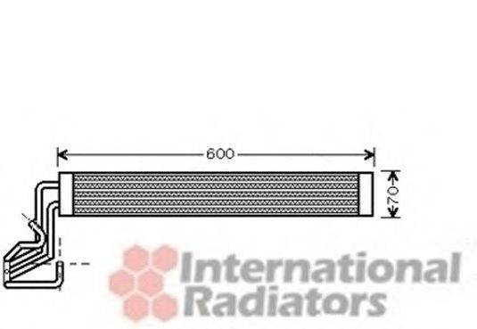 VAN WEZEL 58003264 масляний радіатор, рухова олія; Олійний радіатор, рульове керування