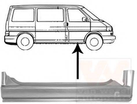 VAN WEZEL 5874102 Накладка порога