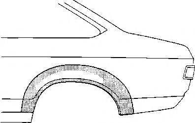 VAN WEZEL 185145 Боковина