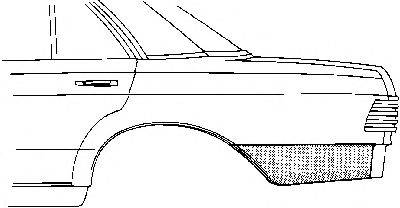 VAN WEZEL 3010134 Боковина