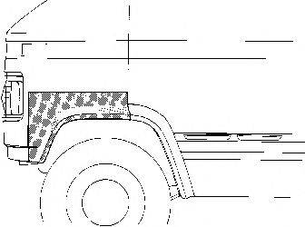 VAN WEZEL 305056 Боковина