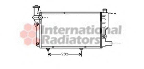 VAN WEZEL 40002095 Радіатор, охолодження двигуна