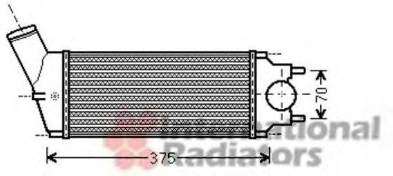 VAN WEZEL 40004342 Інтеркулер