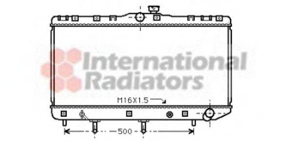 VAN WEZEL 53002180 Радіатор, охолодження двигуна