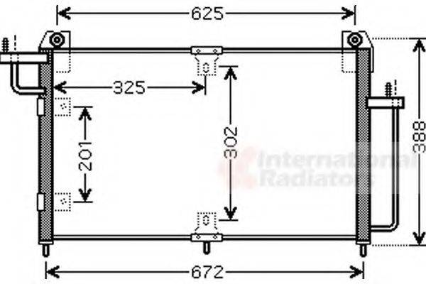 VAN WEZEL 81005065 Конденсатор, кондиціонер