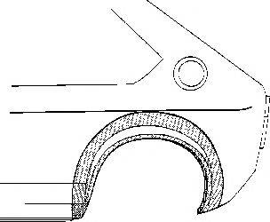 VAN WEZEL 5808145 Боковина