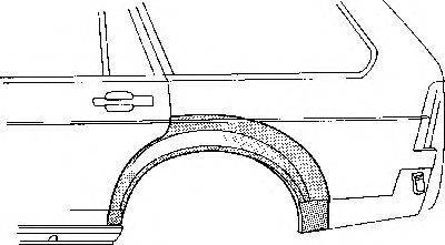 VAN WEZEL 5830148 Боковина