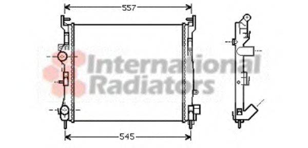 VAN WEZEL 43002362 Радіатор, охолодження двигуна