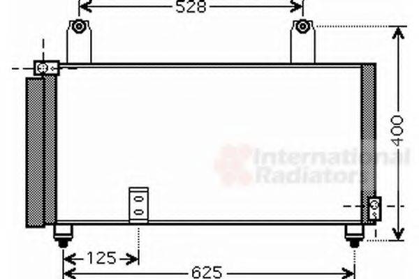 VAN WEZEL 52005081 Конденсатор, кондиціонер