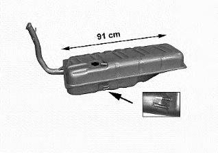 VAN WEZEL 5820081 Паливний бак