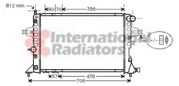 VAN WEZEL 37002253 Радіатор, охолодження двигуна