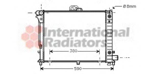 VAN WEZEL 47002050 Радіатор, охолодження двигуна