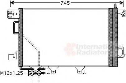 VAN WEZEL 30015360 Конденсатор, кондиціонер