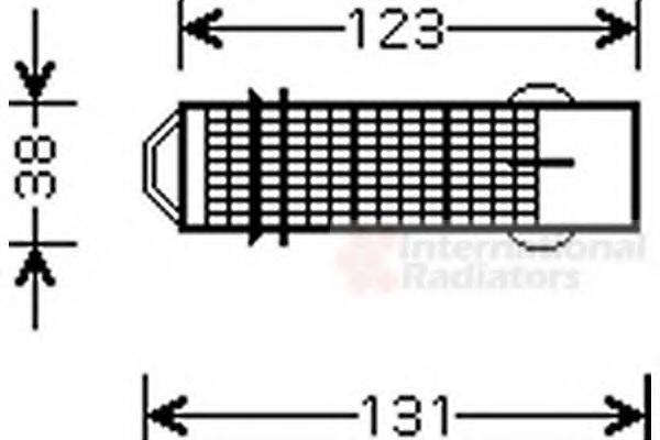 VAN WEZEL 0900D224 Осушувач, кондиціонер