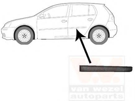 VAN WEZEL 5894405 Облицювання / захисна накладка, двері