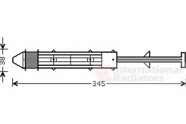 VAN WEZEL 7600D012 Осушувач, кондиціонер