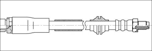 WOKING G190199 Гальмівний шланг