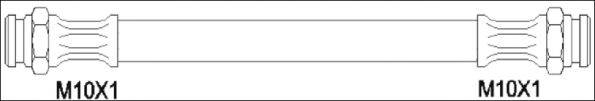 WOKING G190604 Гальмівний шланг