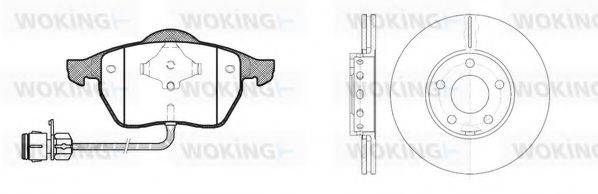 WOKING 8290301 Комплект гальм, дисковий гальмівний механізм