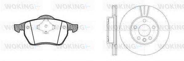 WOKING 8290304 Комплект гальм, дисковий гальмівний механізм