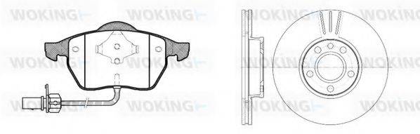 WOKING 8290305 Комплект гальм, дисковий гальмівний механізм