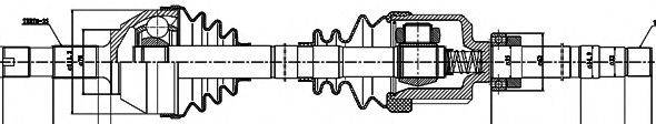 GSP 210066 Приводний вал