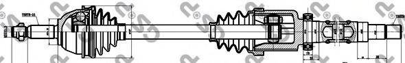 GSP 299042 Приводний вал