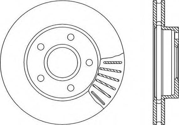 OPEN PARTS BDR118920 гальмівний диск