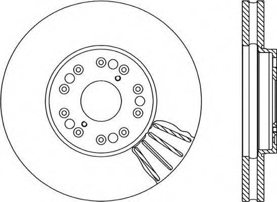 OPEN PARTS BDR156220 гальмівний диск