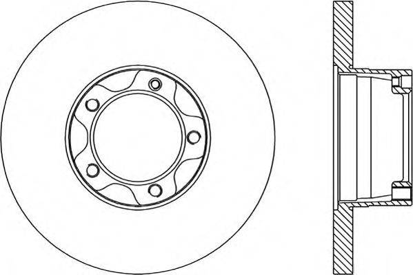 OPEN PARTS BDR157810 гальмівний диск