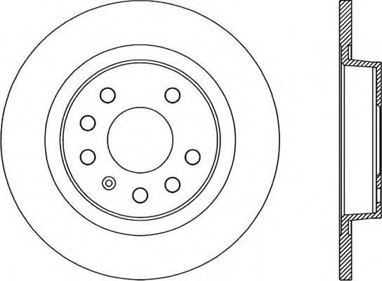 OPEN PARTS BDR198910 гальмівний диск