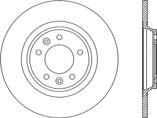 OPEN PARTS BDR203410 гальмівний диск