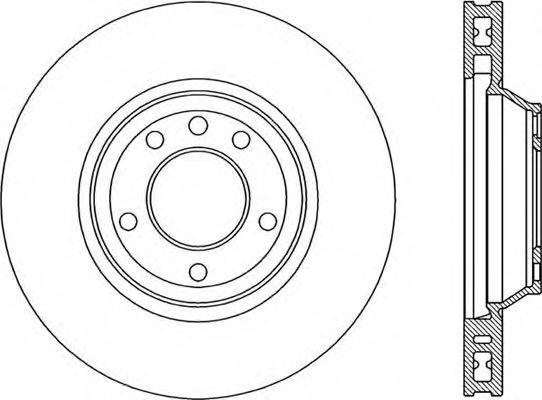 OPEN PARTS BDR219420 гальмівний диск