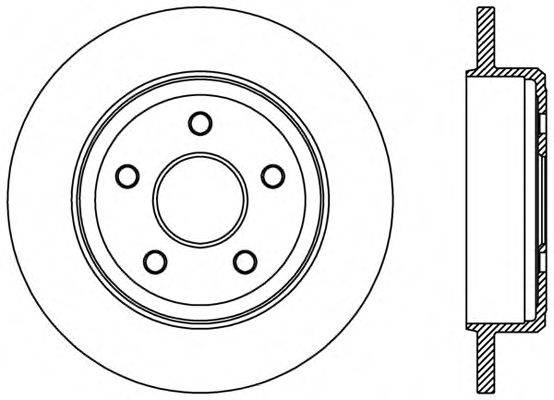 OPEN PARTS BDR244610 гальмівний диск