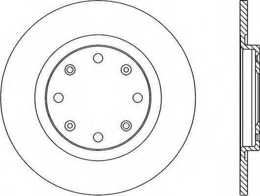 OPEN PARTS BDA142610 гальмівний диск