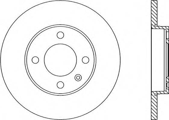 OPEN PARTS BDA157410 гальмівний диск