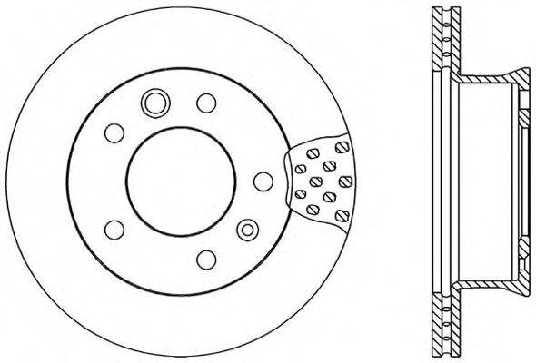 OPEN PARTS BDA170620 гальмівний диск