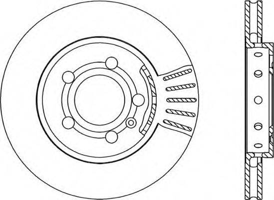 OPEN PARTS BDA174620 гальмівний диск