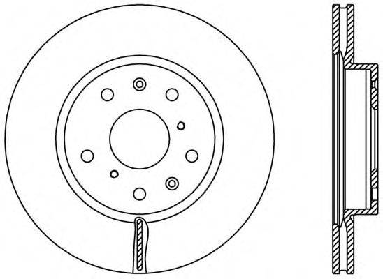 OPEN PARTS BDA236720 гальмівний диск