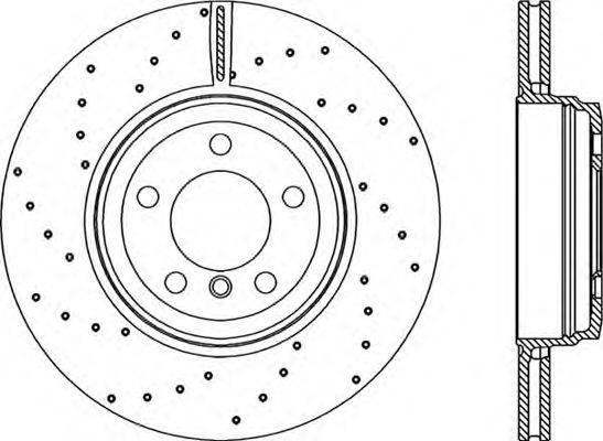 OPEN PARTS BDRS156225 гальмівний диск