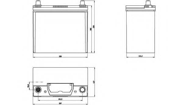 OPEN PARTS BT045A201 Стартерна акумуляторна батарея