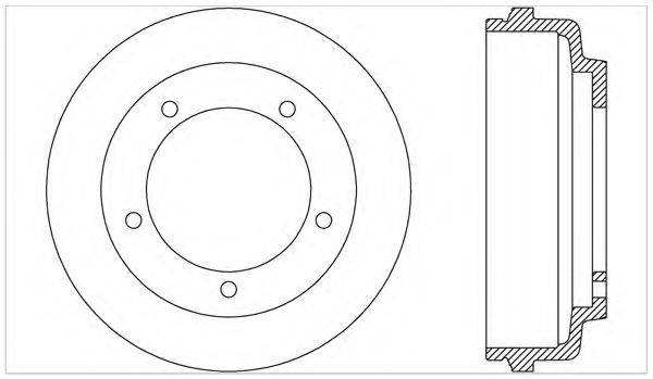 OPEN PARTS BAD903410 Гальмівний барабан